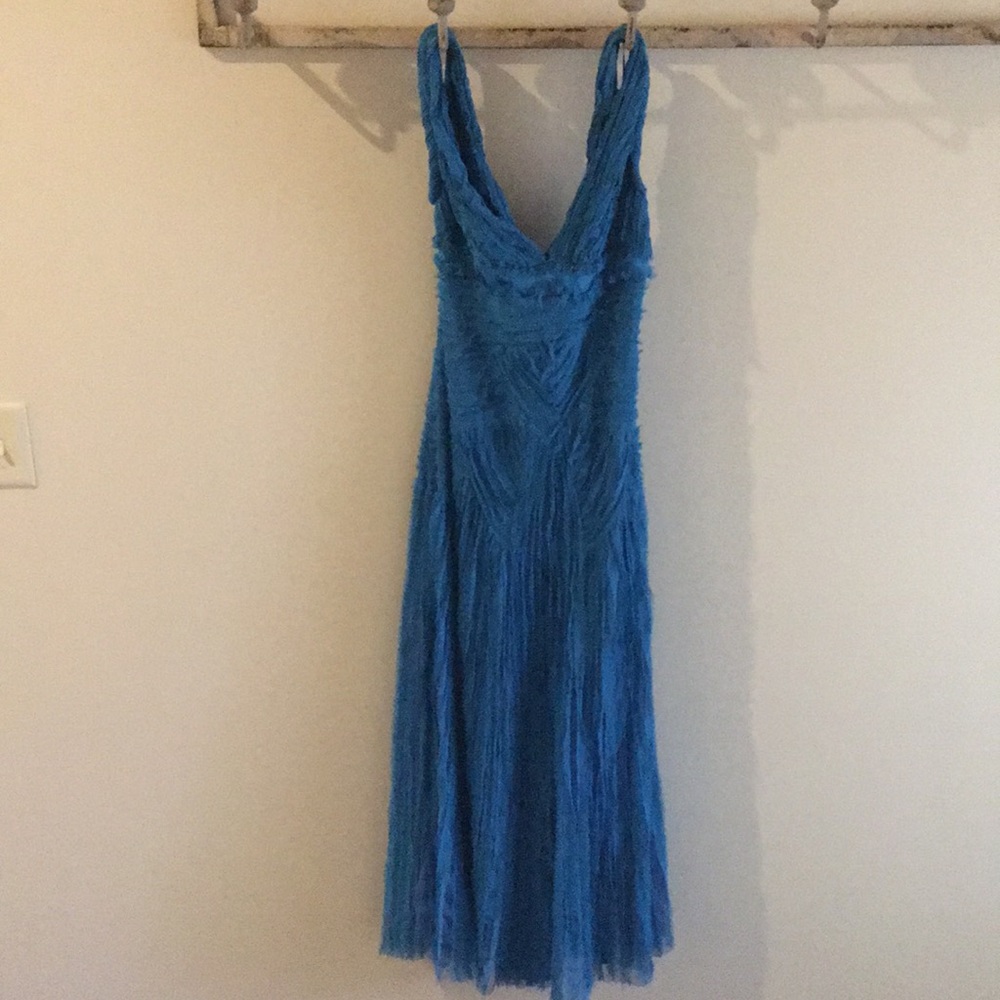 Nina Austin maxi dress gauzy boho gorgeous S EUC